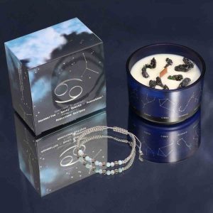 Αρωματικό Κερί Καρκίνος με Βραχιόλι Κρυστάλλων