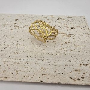 Ατσάλινο Δαχτυλίδι Πλέγμα