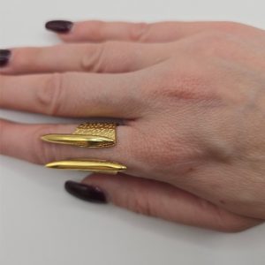 Ατσάλινο Δαχτυλίδι Stripes