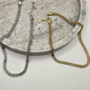 Ατσάλινο Κολιέ Steel Luxe
