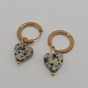 Σκουλαρίκια Ατσάλινα Dalmatian Dots