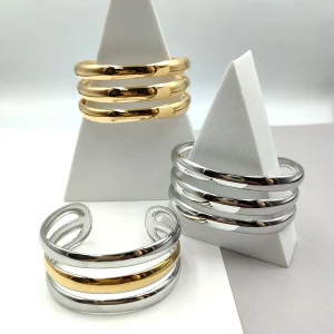 Ατσάλινο Βραχιόλι Τριπλη Χειροπέδα