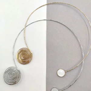 Ατσάλινο Κολιέ Σπείρα