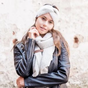 Πλεκτή κορδέλα Μαλλιών HEADBAND OFF WHITE