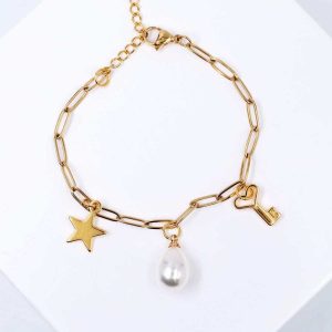 Ατσάλινο Βραχιόλι Charm lover